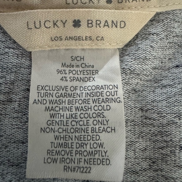 Lucky Brand Starry Gray Pajama Set US Small - Picture 7 of 12